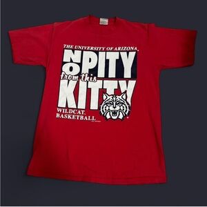 Vintage single stitch University of Arizona Wildcats Basketball T-shirt